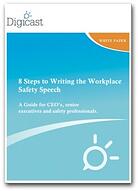 Safety speech report