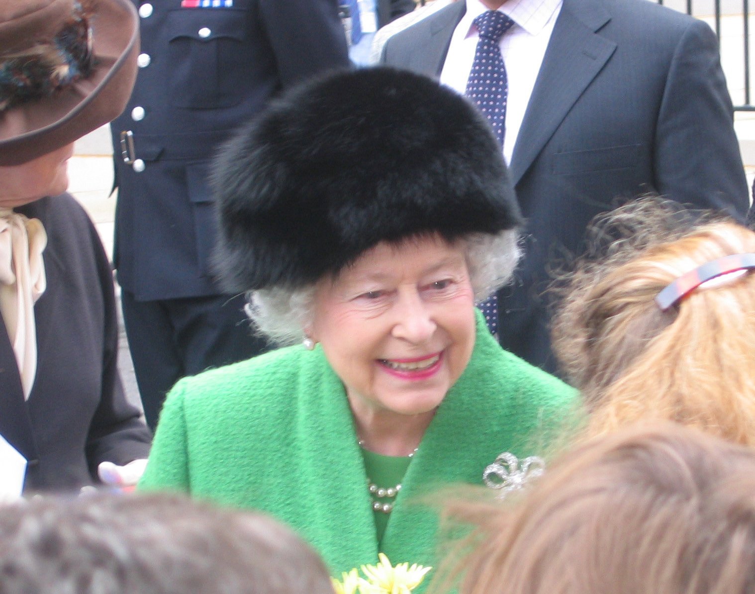 Queen Elizabeth connecting with people.